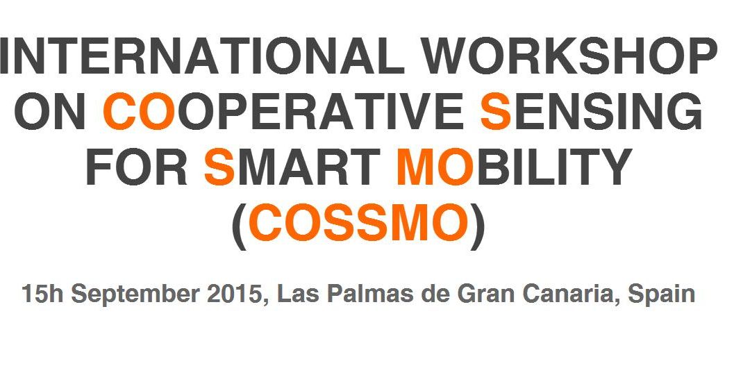 Keynote speech @ COSSMO 2015