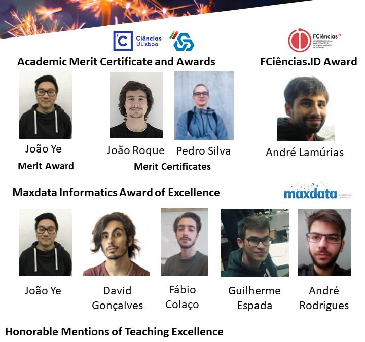 LASIGE members among those distinguished by Ciências ULisboa