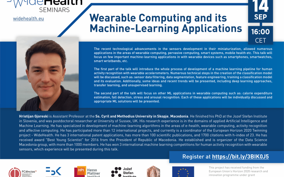 5th WideHealth Seminar: Hristijan Gjoreski