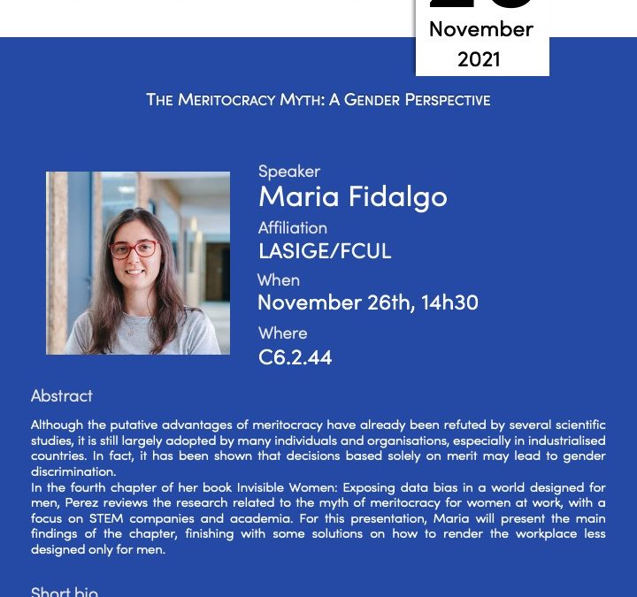 Data Science Seminars: Maria Fidalgo