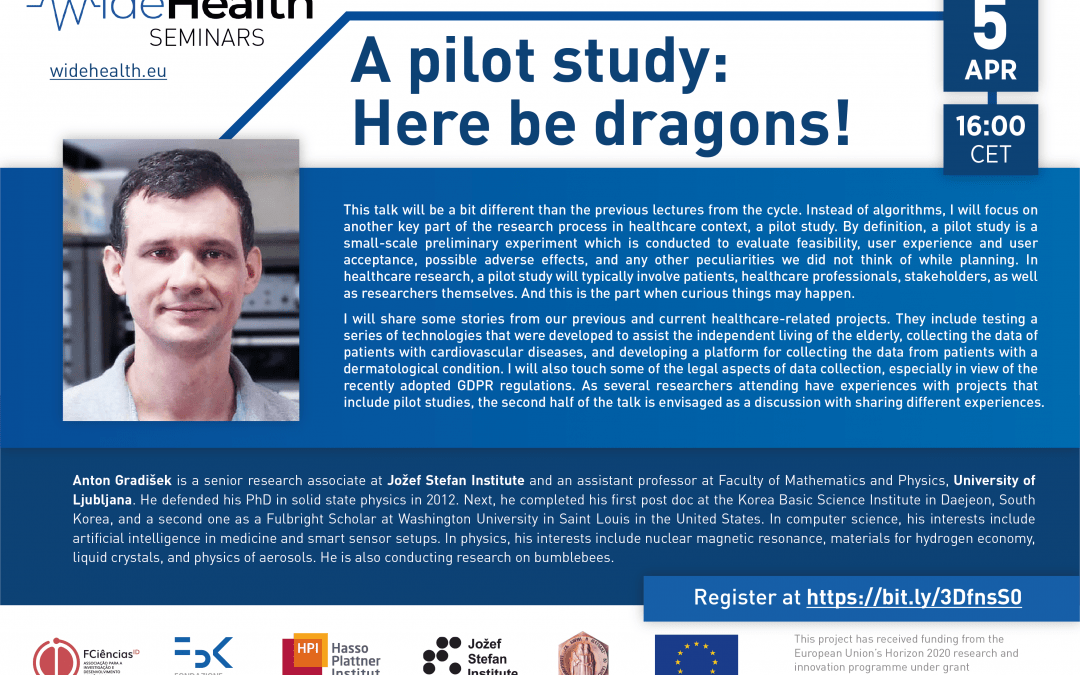 8th WideHealth Seminar: Anton Gradišek