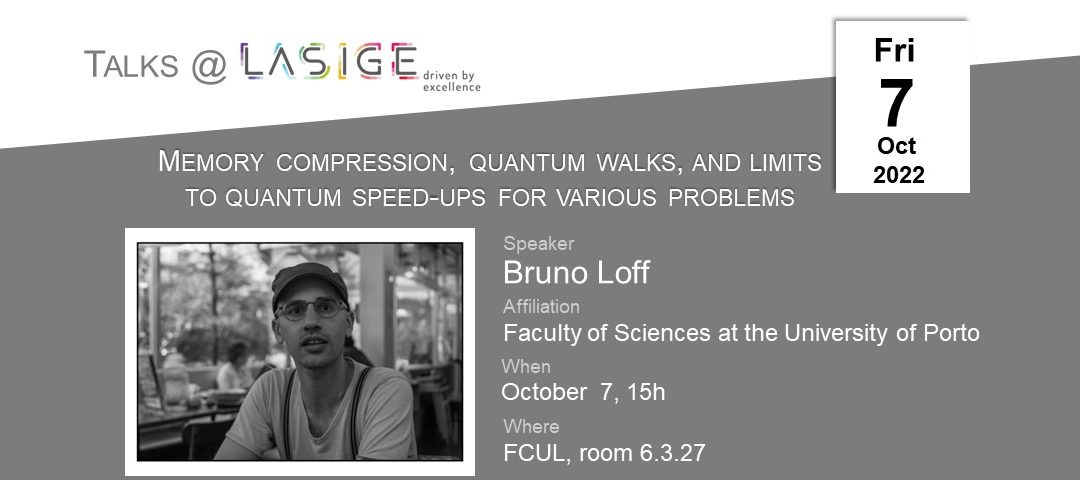 Talks @ LASIGE:  Bruno Loff