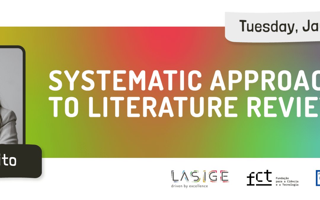 Filipa Brito “Systematic Approaches to Literature Reviewing”