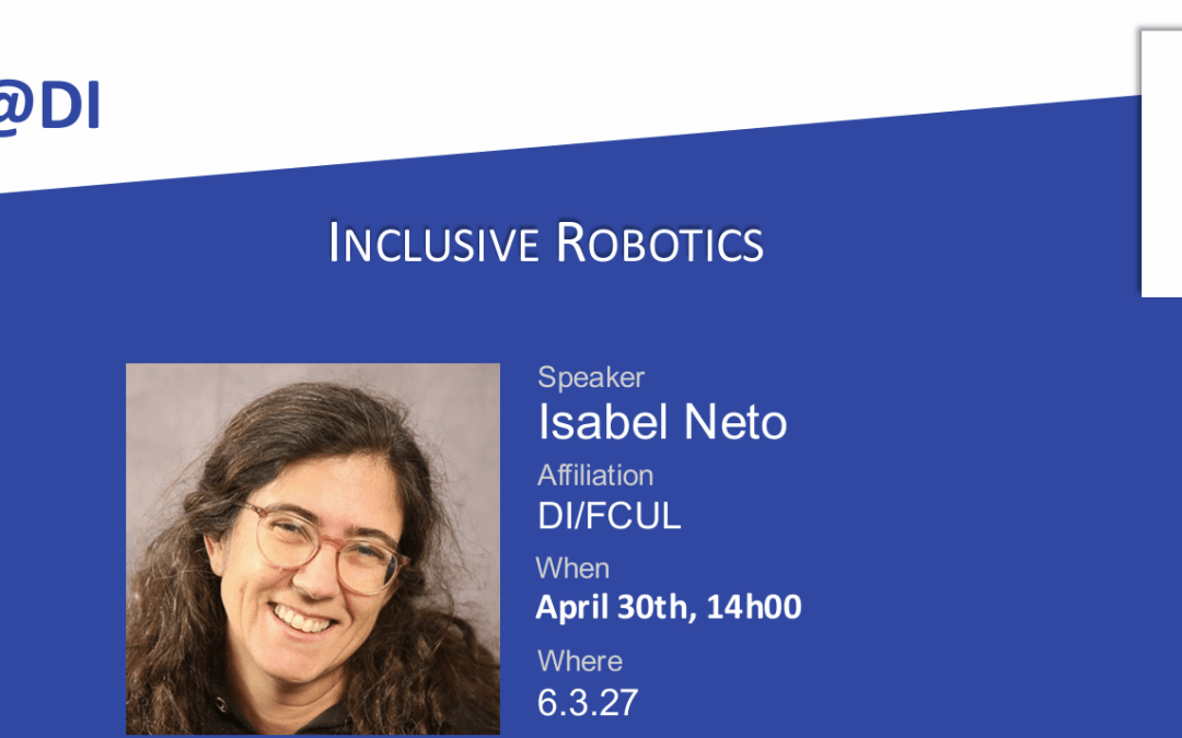Talks @ DI | Isabel Neto