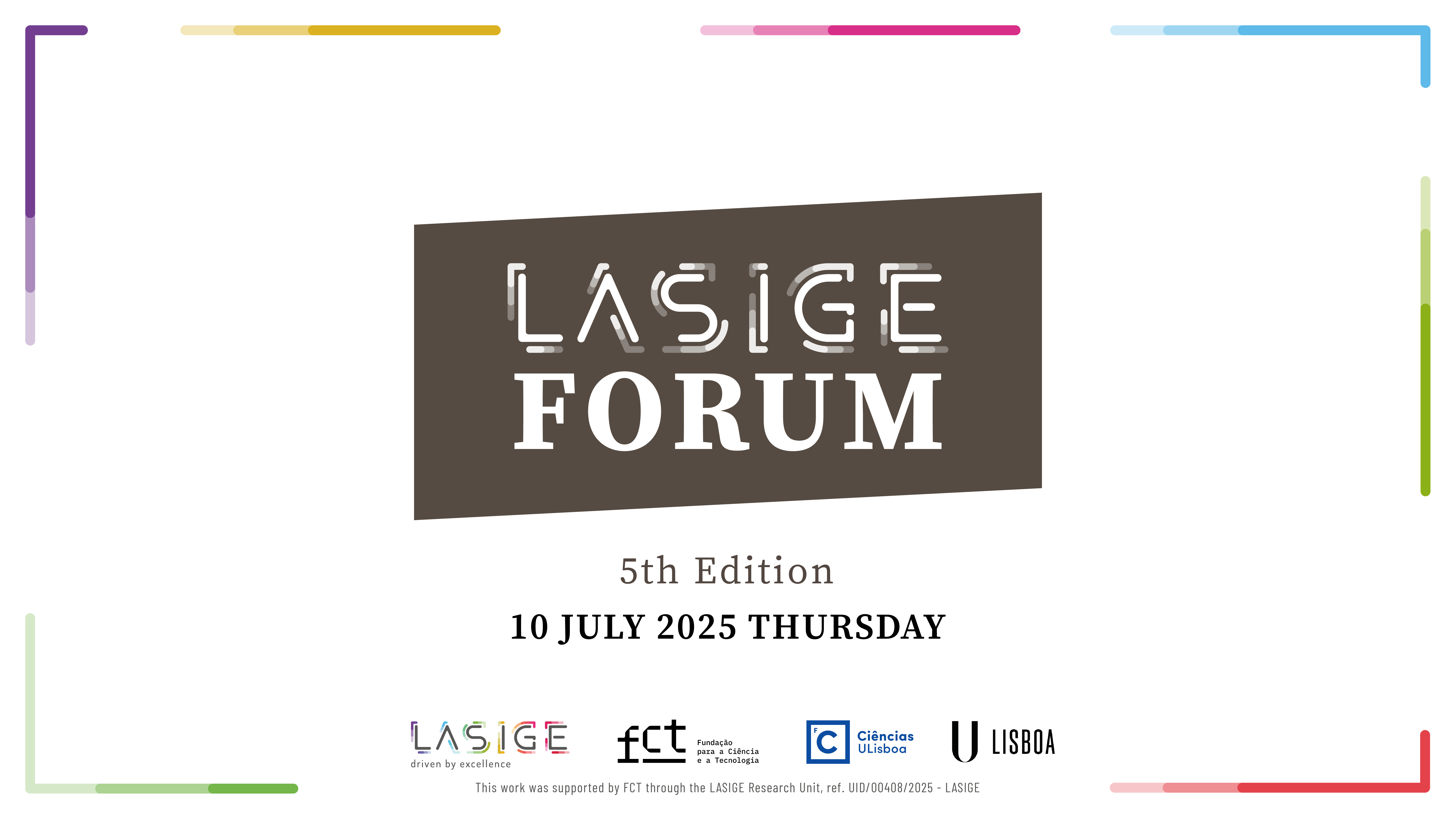 5th LASIGE Forum: Save the date
