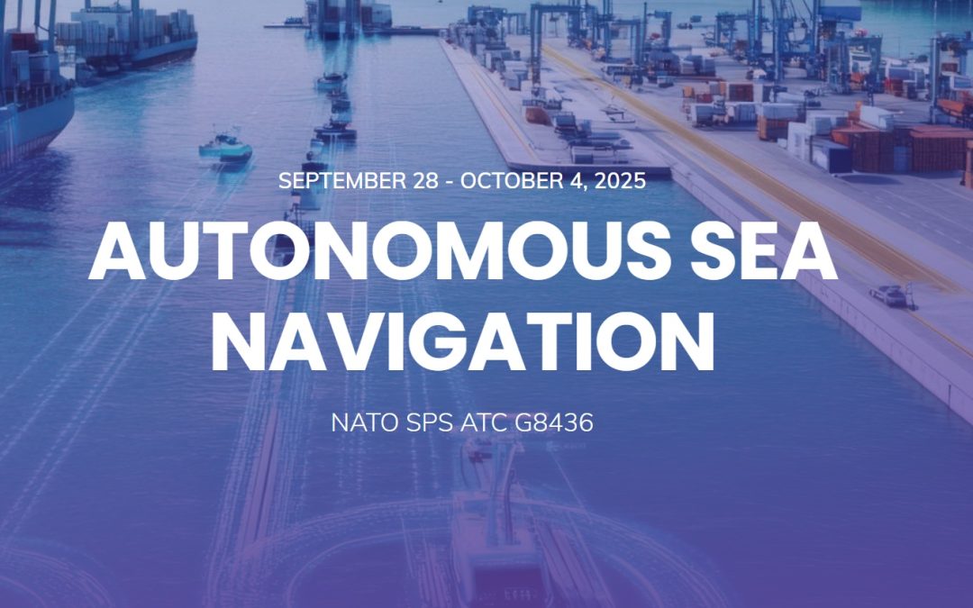 Alan Oliveira delivers talk at NATO SPS ATC – Autonomous Sea Navigation