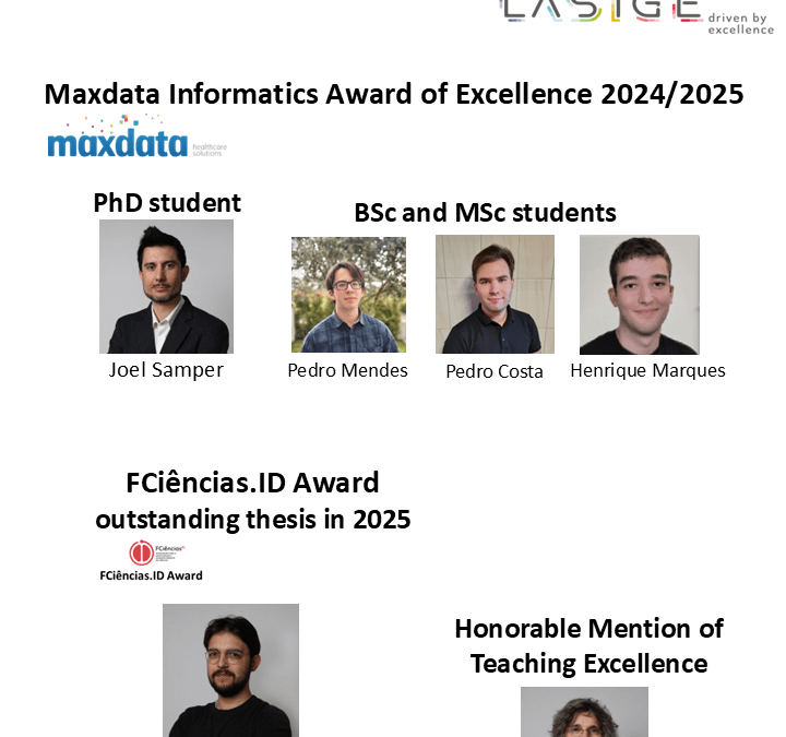 LASIGE members among those distinguished by Ciências ULisboa in its 115th anniversary