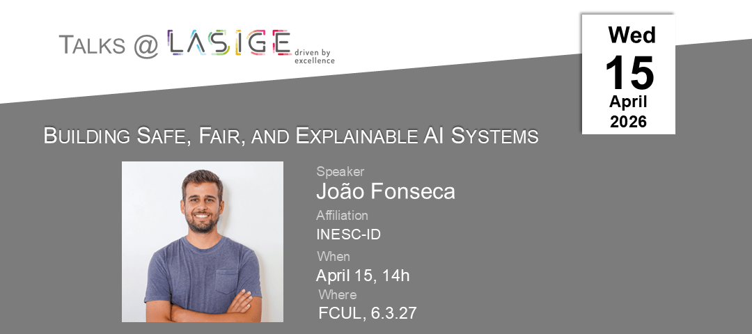 Talks @ LASIGE: João Fonseca