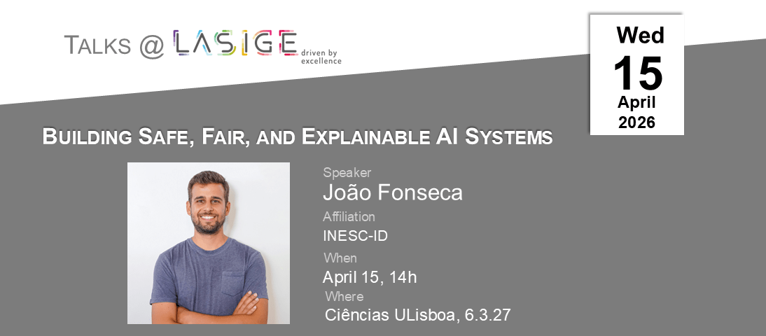 Talks @ LASIGE: João Fonseca