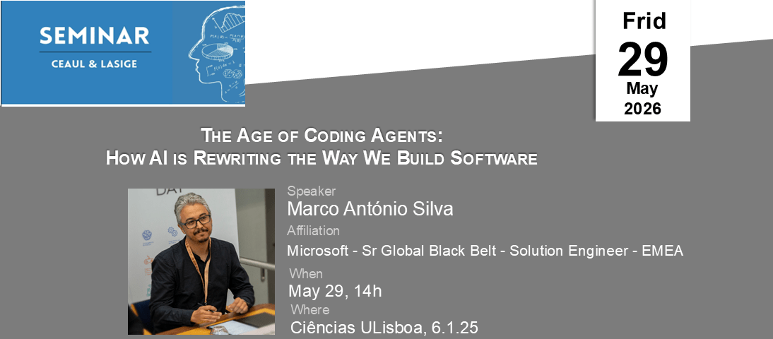 Seminar CEAUL & LASIGE: Marco António Silva