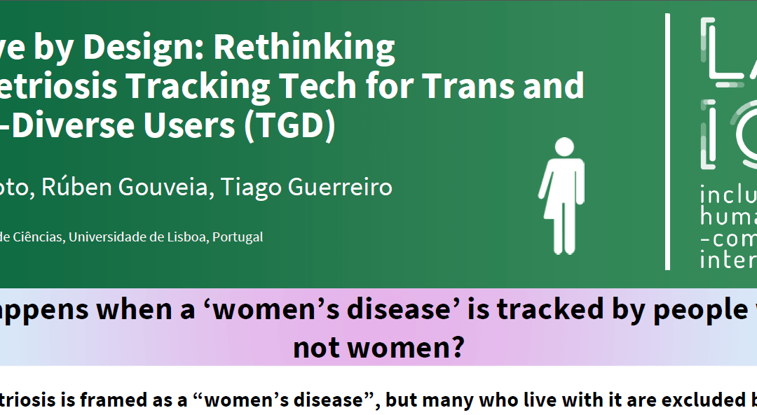 Endometriosis Tracking Tech for Trans and Gender-Diverse Users?