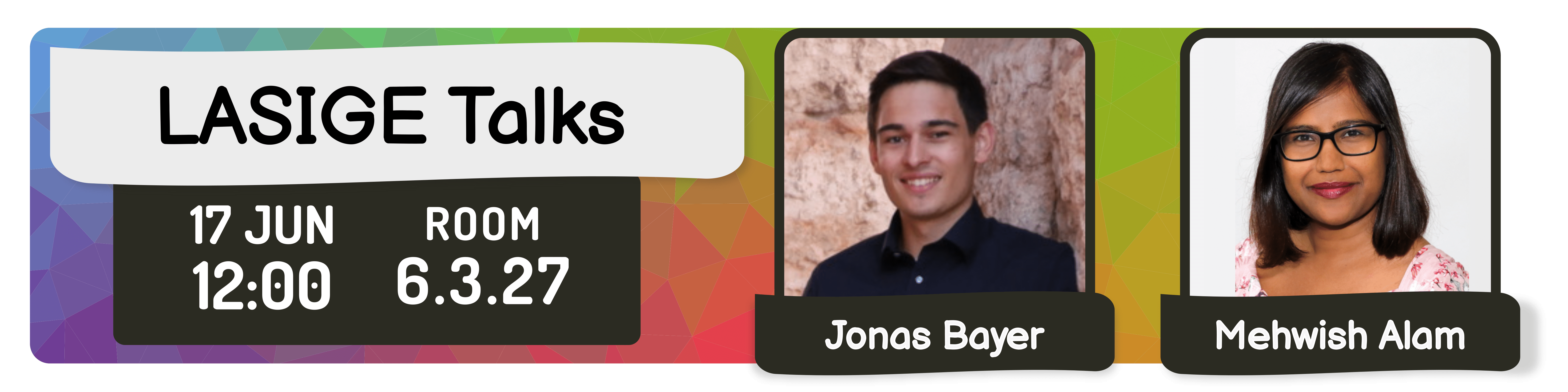 LASIGE TALKS: Jonas Bayer and Mehwish Alam