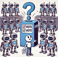 Robots political influencers?