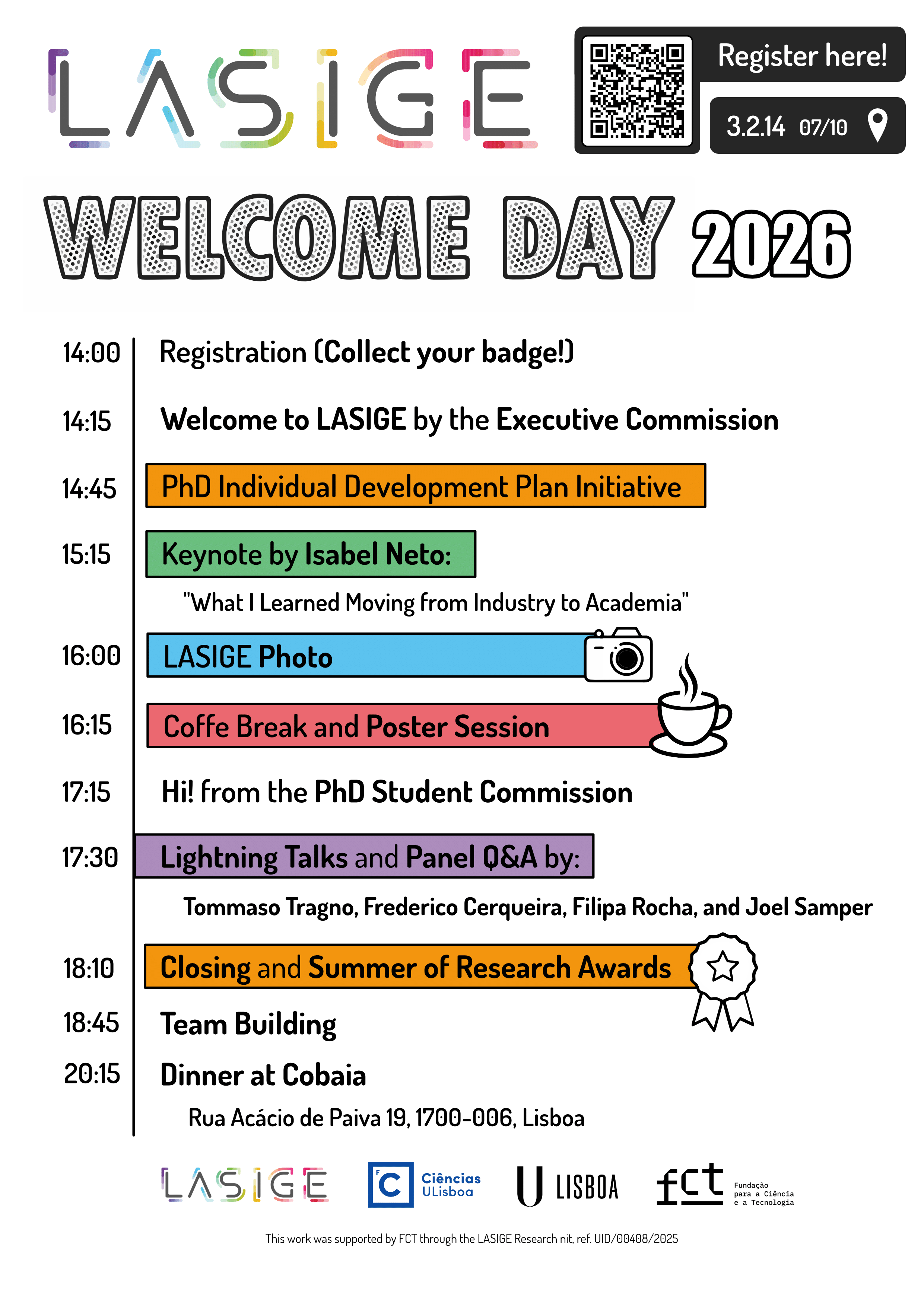 LASIGE Welcome Day 2026